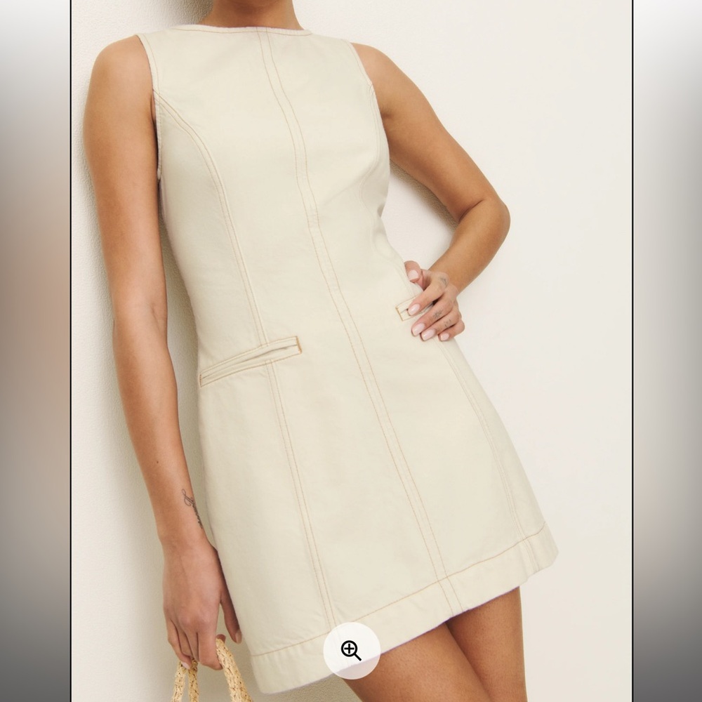 Reformation Citron Denim Mini Dress